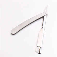 500 шт. 16,5*1,5 см JP нержавеющей Для мужчин Парикмахерская лезвию бритвы складной бритья Ножи средство для удаления волос бороды бритва 6104