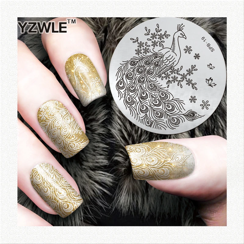 

Nail Art Stamping Plate Design Template Nail Stamp Stencil DIY Polish Manicure