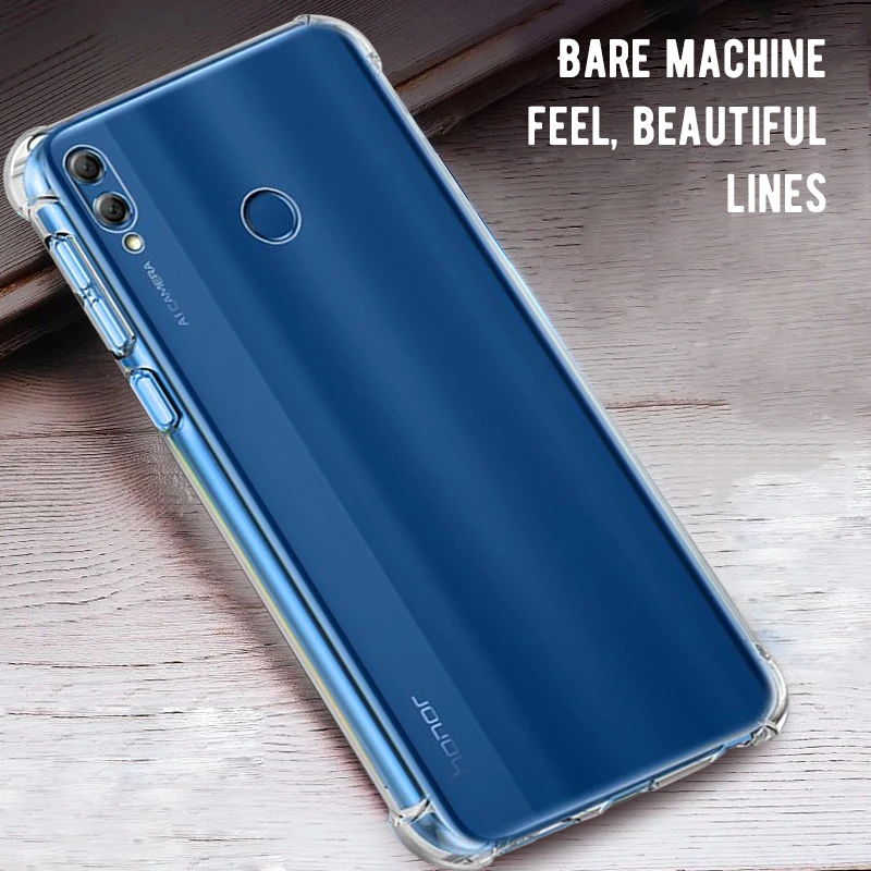 

Soft Transparent TPU Cases For Huawei Honor 6C Pro 9 lite 8X Max Note10 Nova 3 i Mate 10 20 P20 Lite Slim Full Cover Phone Case