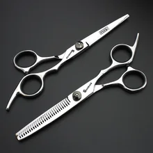 The new 6-inch high hardness scissors professional hairdresser modeling design hairdressing scissors set free shipping The new 6-inch high hardness scissors professional hairdresser modeling design hairdressing scissors set free shipping