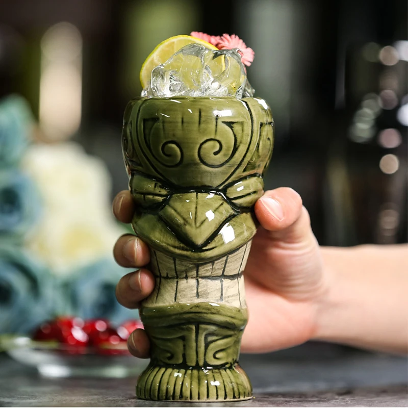 1 шт. Hawaii Tiki кружки Коктейльная чашка пивная кружка для напитков кружка для вина керамическая Ku. Ku. Kauioo кружка