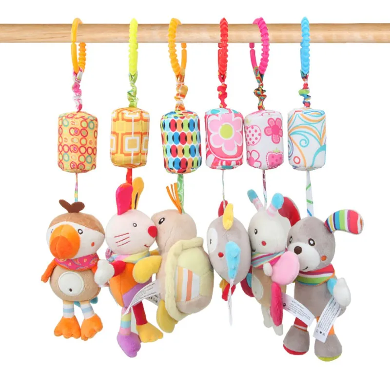 Buy Baby Lathe Hanging Ring Animal Rattle Crib Hanging Baby Stroller Hanging