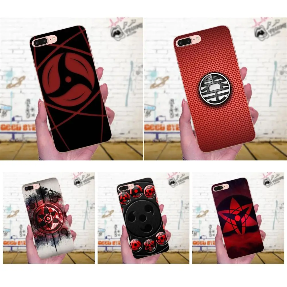 

For Huawei P7 Honor 4C 5A 5C 5X 6 6C 6A 6X 7 7X 8 9 V8 V10 Y3II Y5II Y6II G8 Play Lite TPU Case Anime Naruto Mangekyou Sharingan