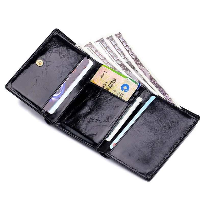 

New 2018 Genuine Leather Women Wallet Mini Female Purse Small Lady Leather Wallet Brand Short Designer Women Purse Card Holder