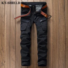 Новое Прибытие Моды Черные Джинсы Мужчины Вакеро Hombre Марка Slim fit Джинсовые Брюки Хлопок Карман Случайный Мужчина Шаровары