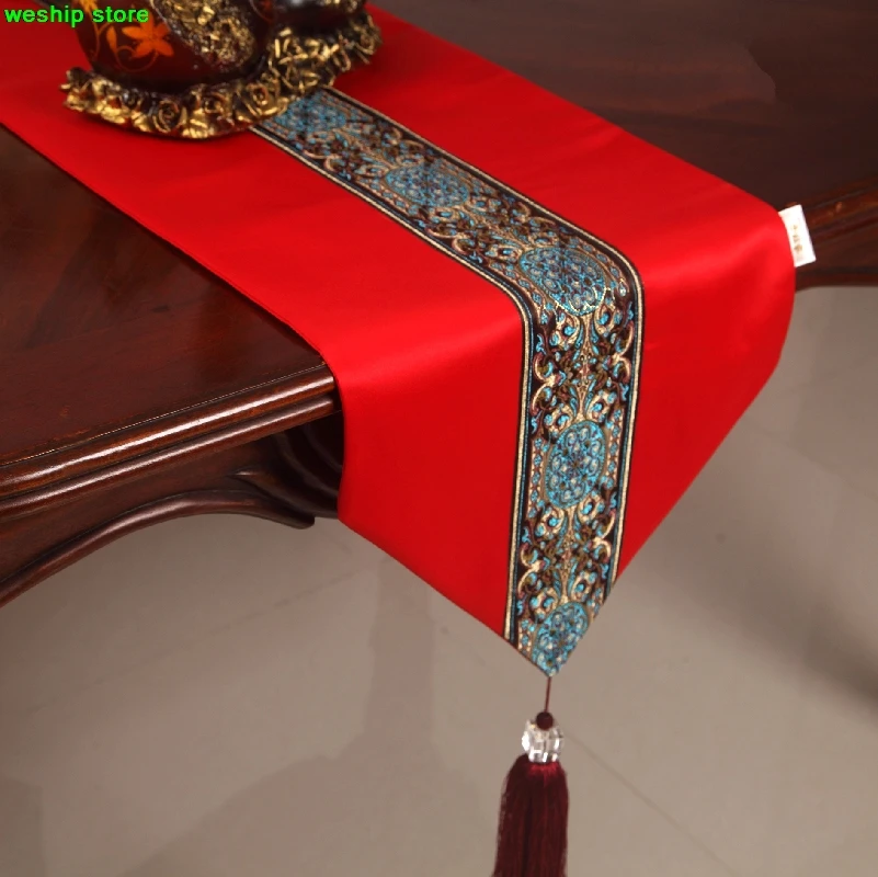 

High fashion Cloth art custom Chinese style classical Table flag Table flag The bar of the flag cover