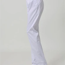 Лабораторные работы Защитная одежда эластичный пояс рабочие брюки медсестры носить большой Размеры врачи рабочая одежда тонкие