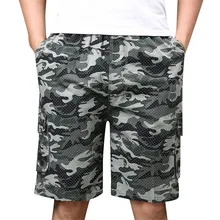 Камуфляжные спортивные мужские шорты-карго с карманами на пуговицах для фитнеса, уличная одежда, пляжная одежда Korte Broek Heren Pantalones Cortos Hombre 1