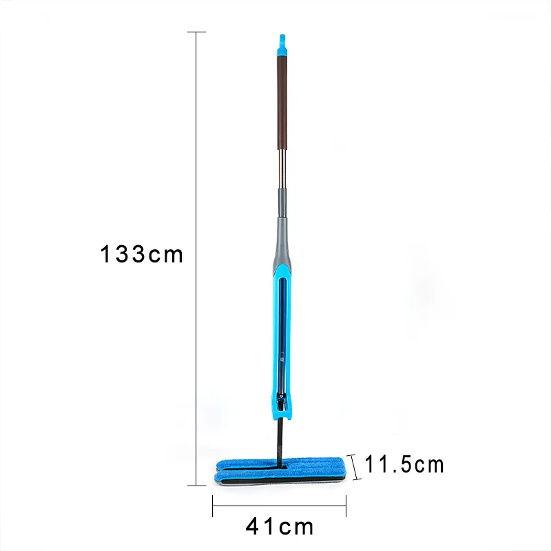 Congis двухсторонняя плоская швабра с заменяемой тканью Избегайте мытья рук Швабра из сверхтонкого волокна для чистки деревянного пола инструменты