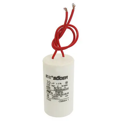 

AC 450V 10uF 5% Tolerance Polypropylene Film Motor Run Capacitor