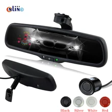 

Original bracket Car Room Interior Mirror Automobile parking sensors Reverse Radar Monitor Detector System Showing Distance
