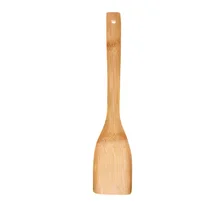1 PC 30CM Natural Bamboo Spatula For Cooking Rice Spoon Mixing Shovel Eco-friendly Kitchen Cooking Utensils Healthy Kitchen Tool
