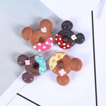 

7pcs Dollhouse Mini Food Donuts Biscuit Miniature Kitchen Decoration For Children Kid Gift