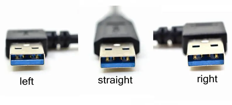 25 см прямой/левый/правый угол USB 3,0 A штекер к USB 3,1 тип-c локоть синхронизации данных и зарядный кабель USB-C адаптер конвертер 0,25 м