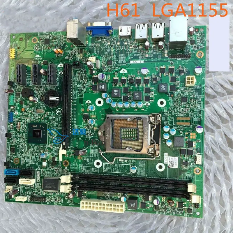 0M5DCD M5DCD For DELL Inspiron 620 Optipex 390 Desktop Motherboard MIH61R 10097-1 48.3EQ01.011 Mainboard 100%tested fully work