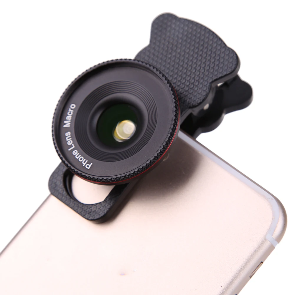 Alloet 2 in 1 Phone Macro Lense, Clip On HD 4k Super 20x Macro Lenses
