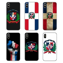 Флаг Доминиканской Республики прозрачные мягкие чехлы для iPod Touch iPhone 4 4S 5 5S 5C SE, 6, 6 S, 7, 8, X XR XS Plus MAX