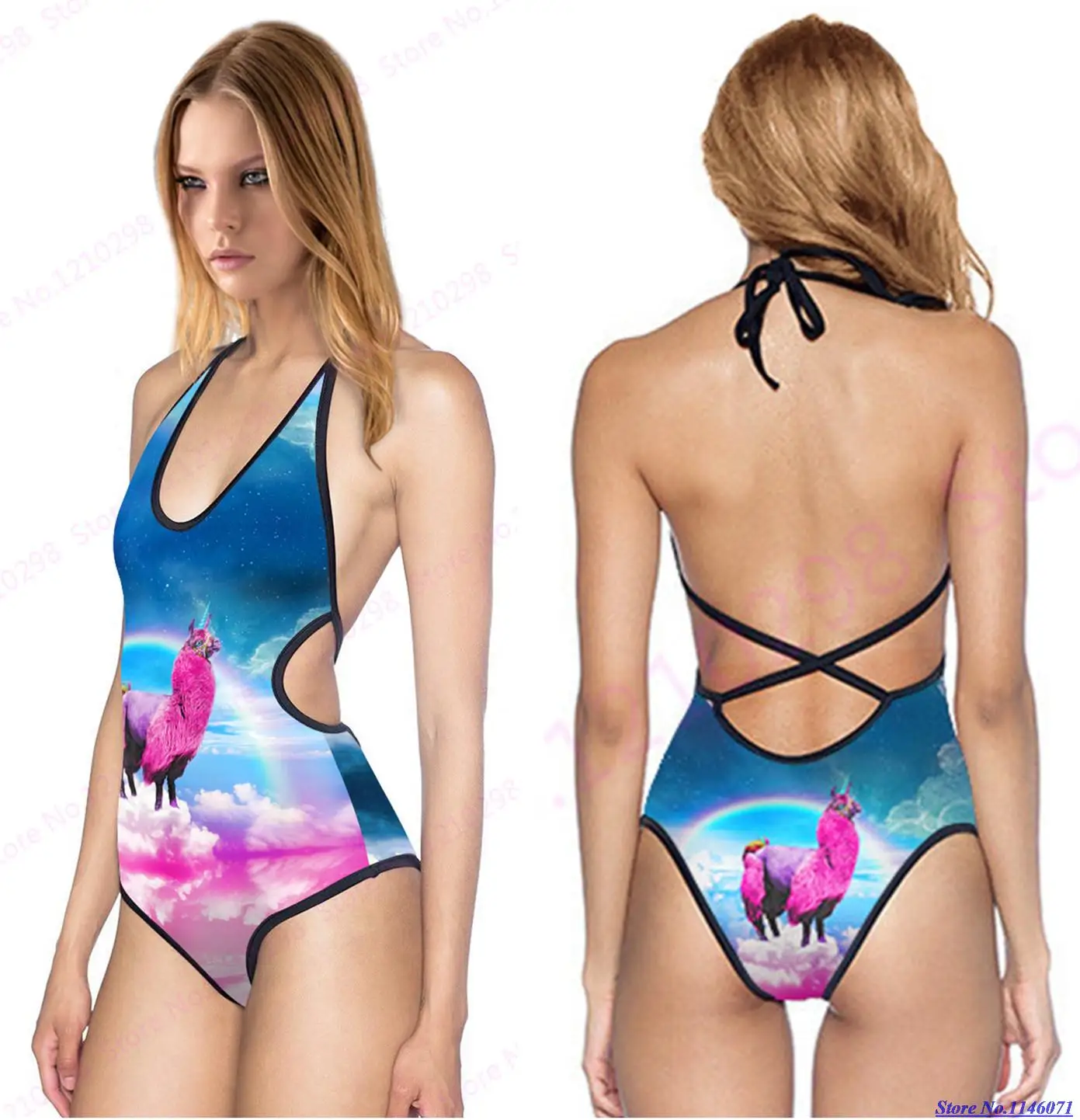 maillot de bain licorne femme