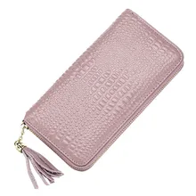 2018 New Genuine Leather Wallet Women Lady Long Wallets Women Purse Female 5 Colors Women Wallet Card Holder Day Clutch DC249