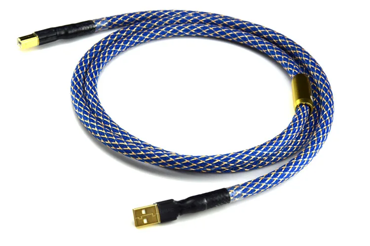 ATAUDIO посеребренный G5 Hifi usb кабель высокого качества 6N OFC type A-B DAC Дата-кабель USB