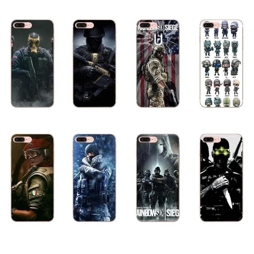 

Rainbow Six Siege Operation For Huawei Honor Mate 7 7A 8 9 10 20 V8 V9 V10 G Lite Play Mini Pro P Smart Clear Soft Shell