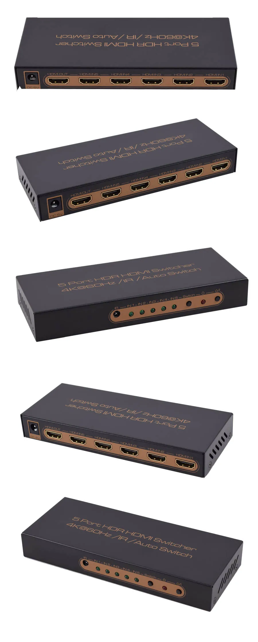 HDMI 2.0 switch 5x1 product 