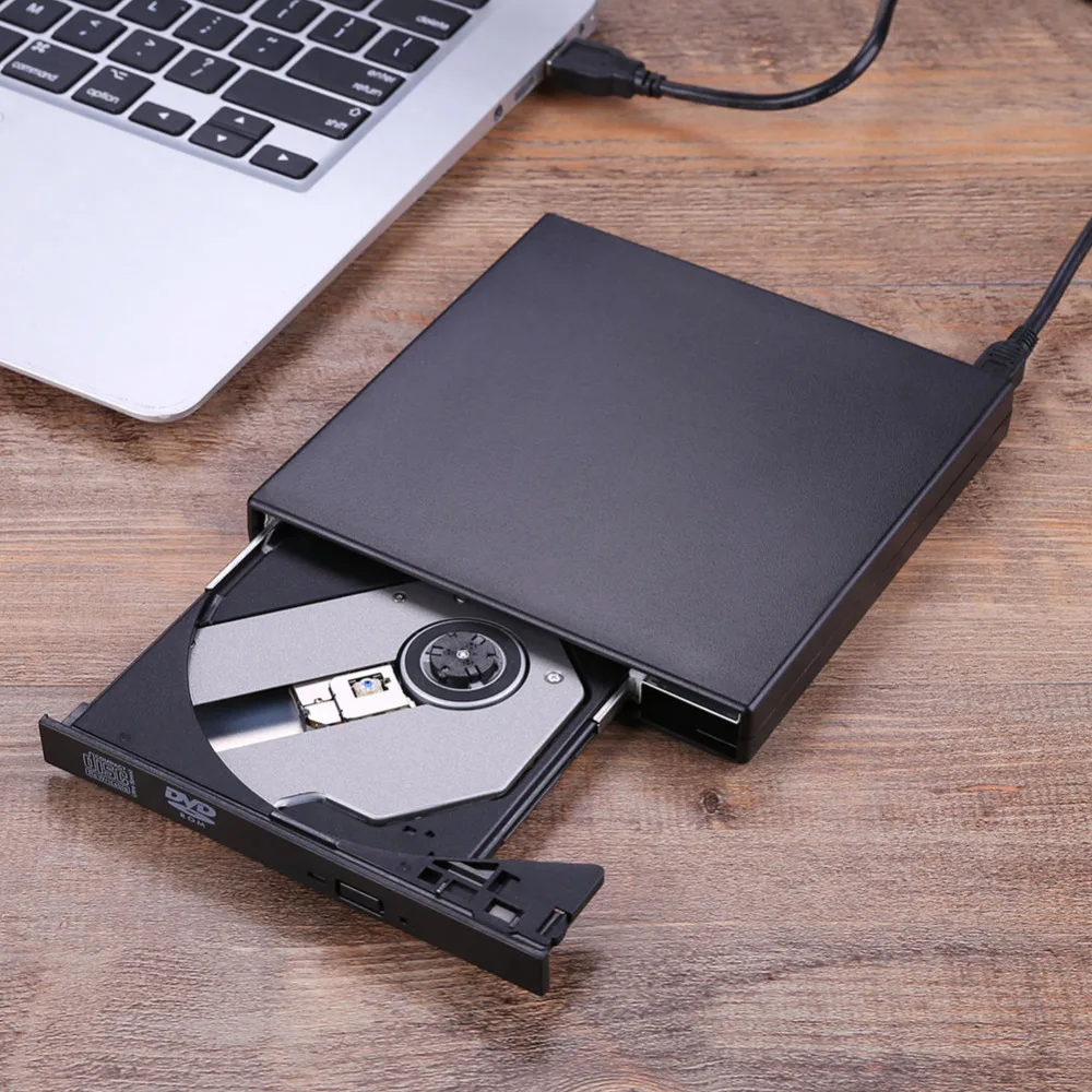 NEW USB2 0 External CD RW Burner Drive CD DVD ROM Combo Writer CD 24X 