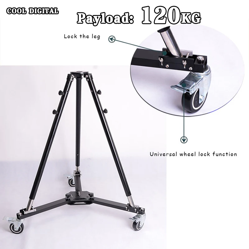 TWZZ 120KG Payload Professional Heavy Duty Folding Wheels Universal