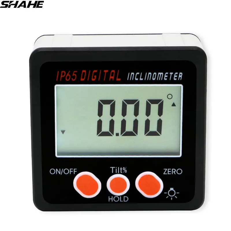 

Portable Bevel Box with Back light Digital Protractor Inclinometer IP65 Waterproof Magnetic Angle Level