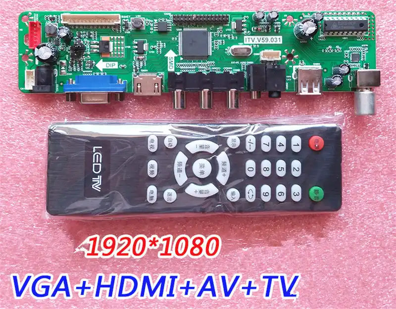 V29 UNIVERSALE LCD TV Controller Board scheda madre TV VGA//HDMI//AUDIO video//TV//USB NUOVO