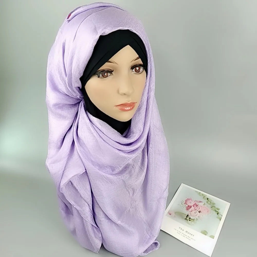 D7 высокое качество shinmy мерцание хиджаб женщин обернуть платки оголовье длинный шарф шарфы можно выбрать цвета