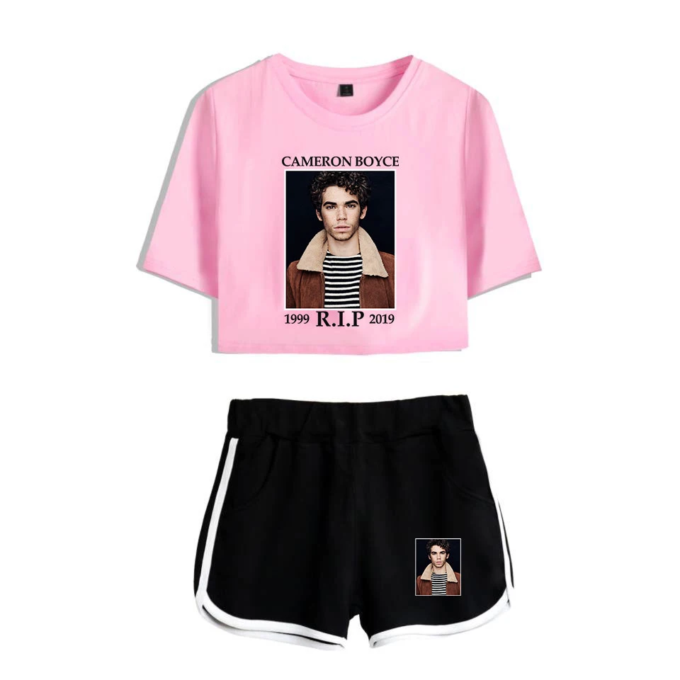 Костюм двойка cameron boyce Женский крутая уличная одежда в стиле Харадзюку пикантный