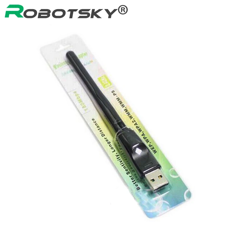 Ralink RT5370 150 м USB 2 0 Wi Fi Беспроводной сетевой карты 802 11 b/g/n Сетевой адаптер с