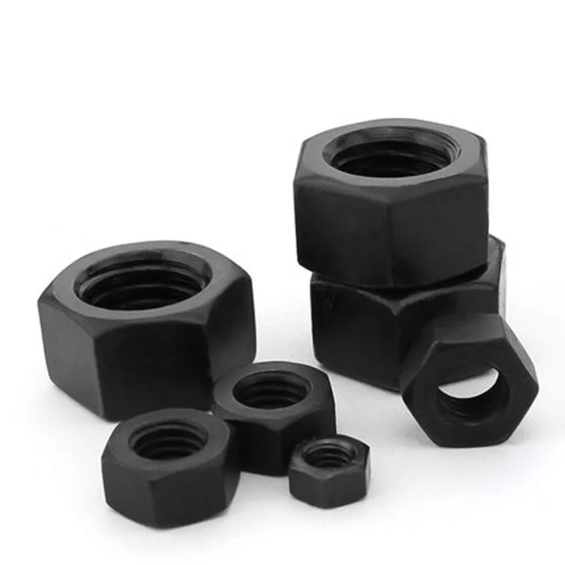 

M8 M10 M12 M14 M16 M18 M20 Level 8.8 high strength Fine tooth hex nut Screw cap Black