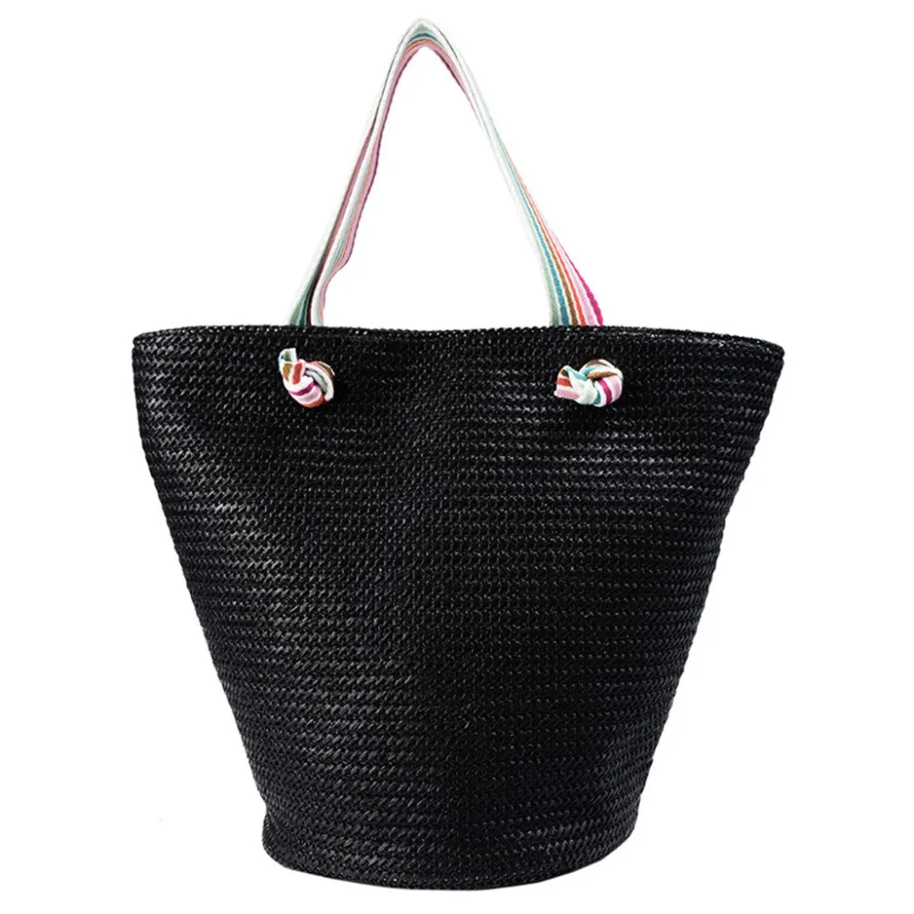 

Handbag Simple Fashion Women's Rainbow Shoulder strap Bag Weave Summer Fashion Shopping Bags Cross body Bag Messenger Bags B2