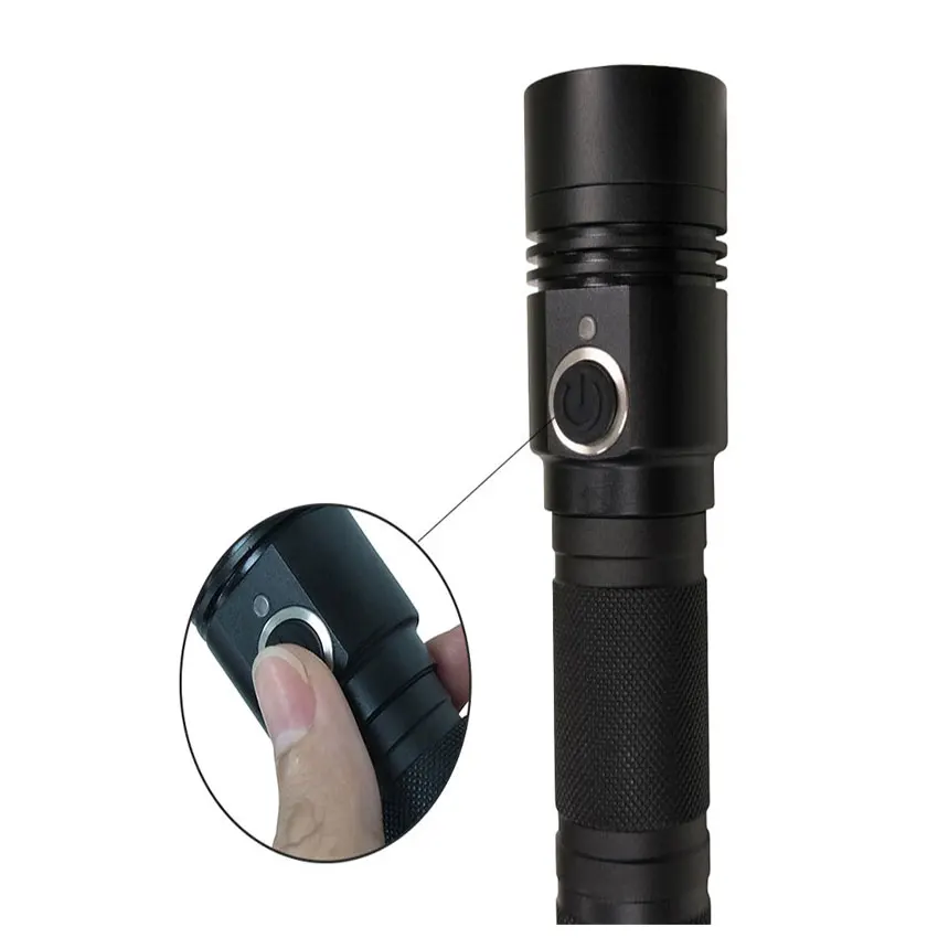 Lanternas e Lanternas usb recarregável lanterna led cree Lúmen : ´1000