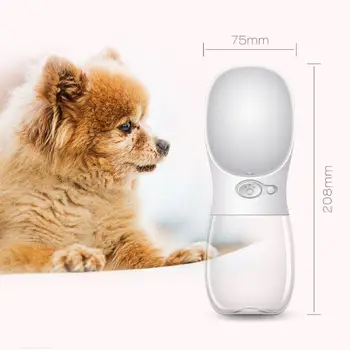 

Portable Pet Water Bottle Dispenser For Small Dogs Cat Puppy Travel Feeder Tray Bowl Drink Outdoor Products