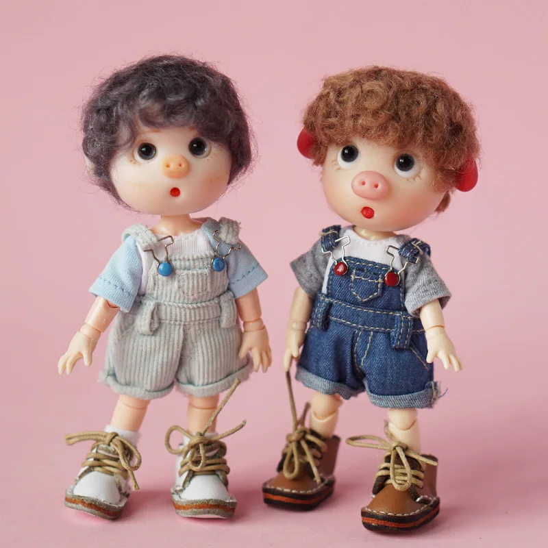 1 пара Obitsu11 кожаная обувь ручной работы Милая обувь для OB11 1/12 BJD куклы аксессуары обувь для кукол