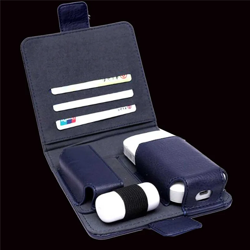 

YUNKANG Anti Scratch Full Protective Carrying case Box Card Storage Holder Pouch Bag PU Leather Case for iQOS E-Cigarette