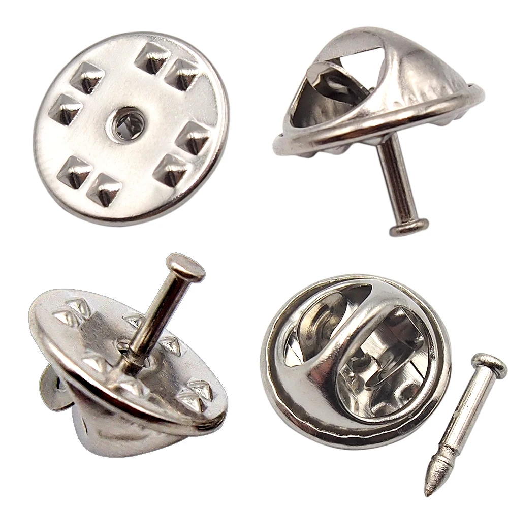 5 Sets 316L Stainless Steel Butterfly Clutch Tie Tacks Pin Back
