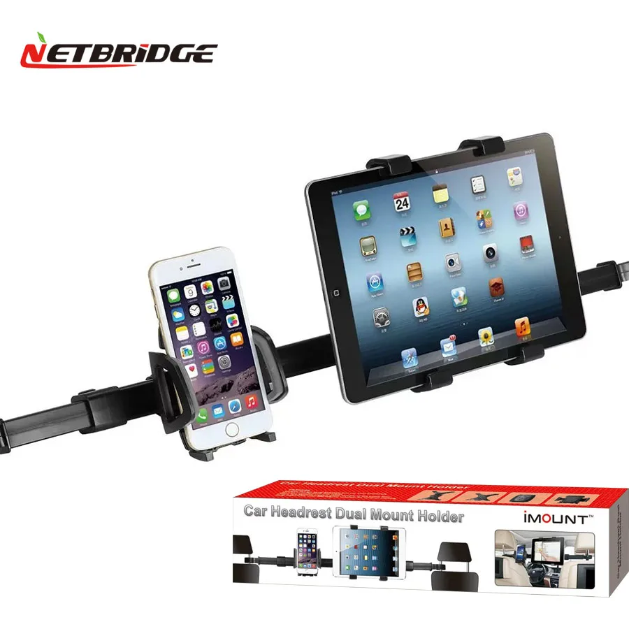 nexus mount stick 4 holder phone headrest tablet auto mount car dual car mount seat tablet