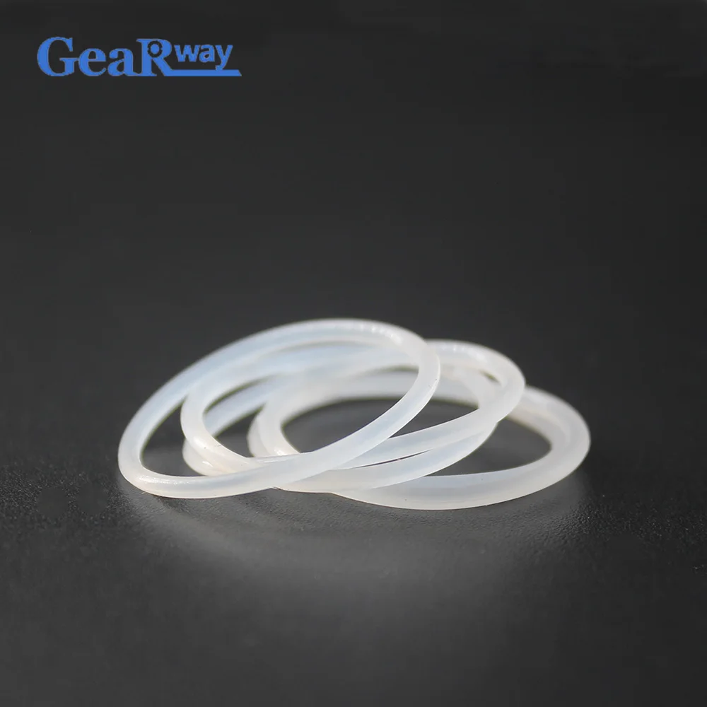 Silicon O Ring Seals 2.65mm Cs Transparent O Ring Gasket 6/7.1/7.5/8/18