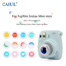 CAIUL ne'w Product Close-Up Lens Self-Portrait Mirror Colorful Filter Magic Lens Set For Fujifilm Instax Mini 8/8+/9 Film Camera