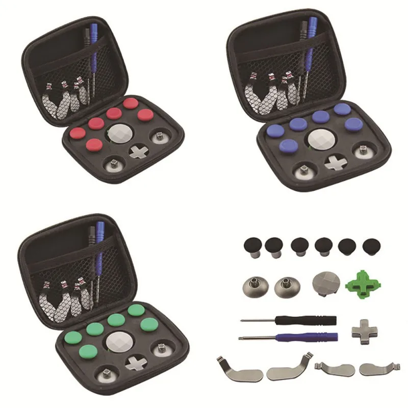 18 шт. Элитные ручки аксессуары модификация для xbox One Elite геймпад полный набор джойстик шапки проводной игровой контроллер для xbox One