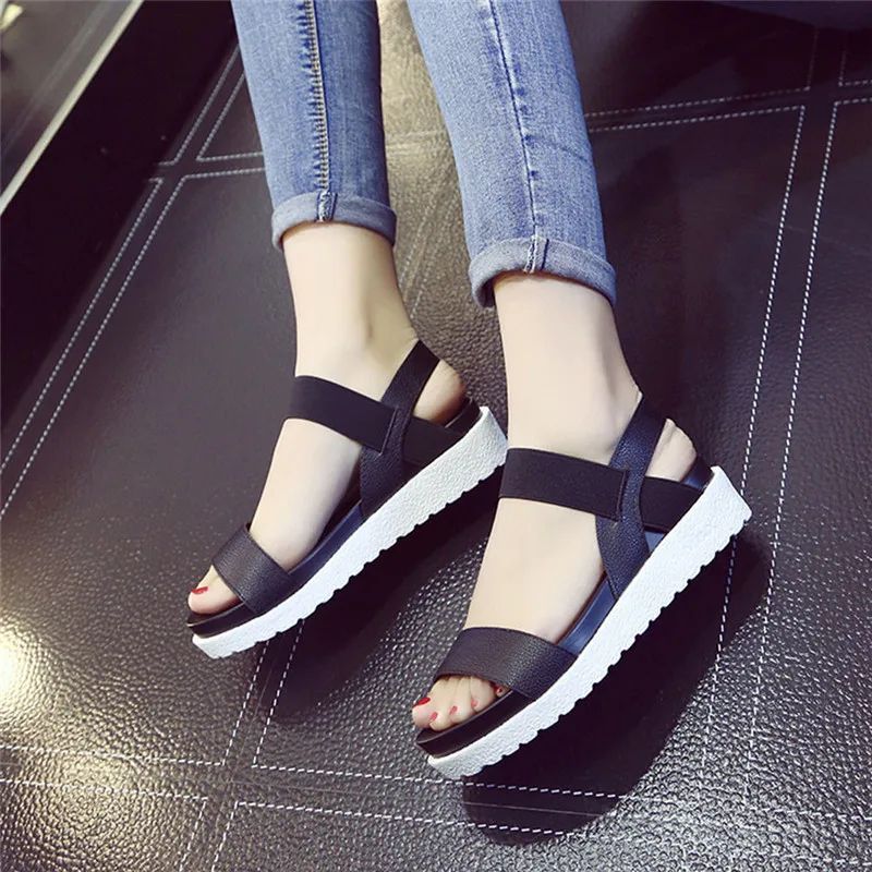 2018 SAGACE модная женская обувь Sandalia feminina Sandals женские кожаные сандалии на плоской