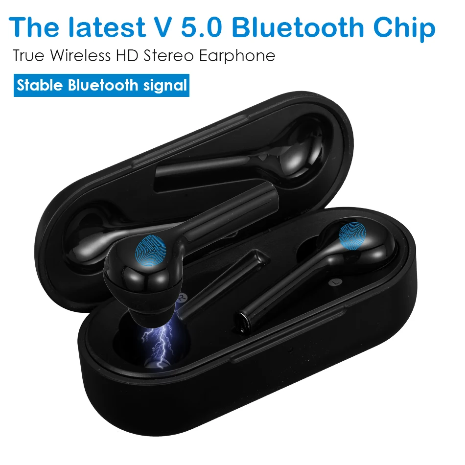 

Freebud V5.0 Wireless Headphones 3D Stereo Bluetooth Earphones TWS Earbuds Gaming Headset with Dual microphones