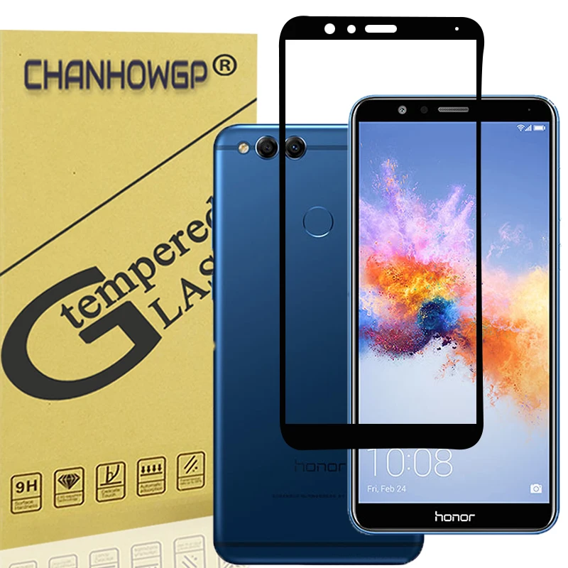 Защитное стекло закаленное 9H для Huawei Mate SE защита экрана чехол Honor 7X BND L24 пленка
