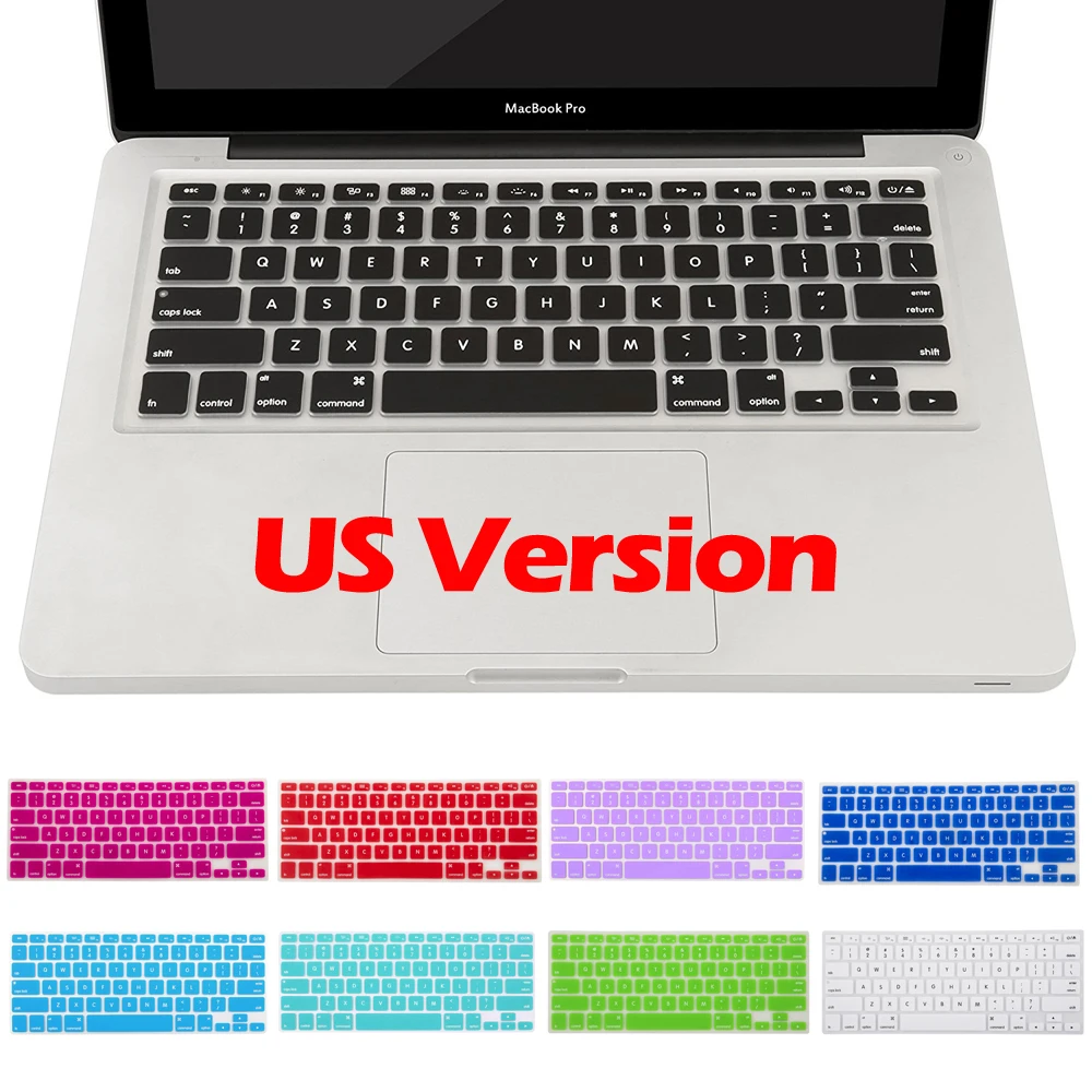 

Silicone Keyboard Cover Protector for Macbook Air 13(A1369/A1466), Pro 13 15(A1278/A1286), Pro 13 15 Retina(A1502/A1425/A1398)US