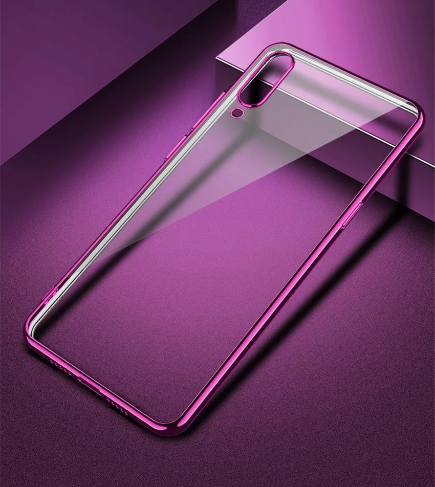 For Xiaomi Mi 9 Case 3D Laser Plating Bumper TPU Soft Clear Cover For Xiaomi Mi 9 SE Xiomi Mi9 Transparent Phone Cases (2)