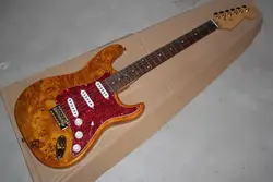 Бесплатная доставка! Фабрика Гитары Одежда высшего качества Stratocaster пользовательские Средства ухода за кожей золотой Аппаратные средства